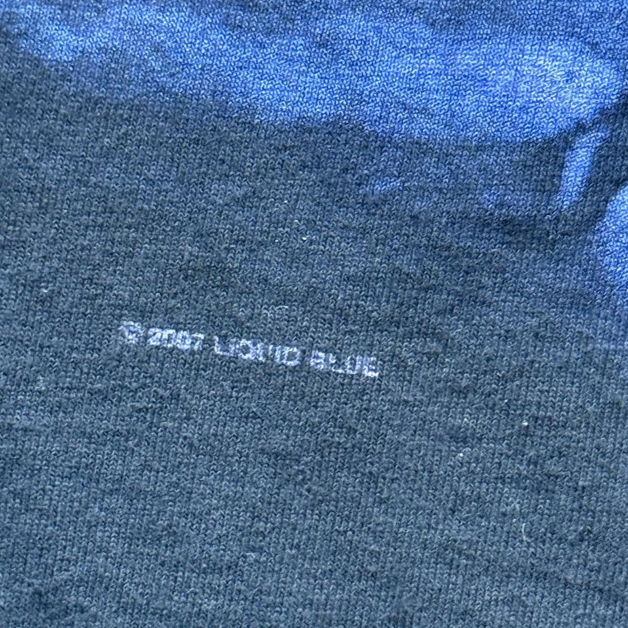 Blue Vintage Y2K “Dragons” Graphic T-shirt