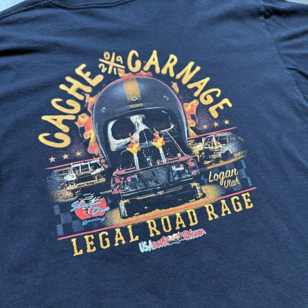 Cache Carnage Demolition Derby “Legal Road Rage” Logan, Utah 2019 Graphic T-Shirt