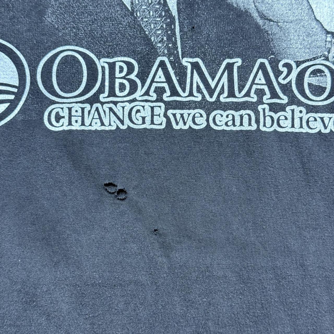Barack Obama 2008 “Yes We Can” Portrait Y2K Graphic T-shirt